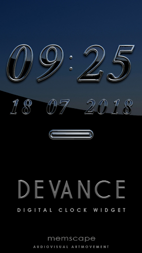 DEVANCE Digital Clock Widget