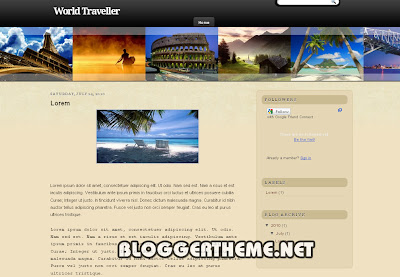 Blogger theme