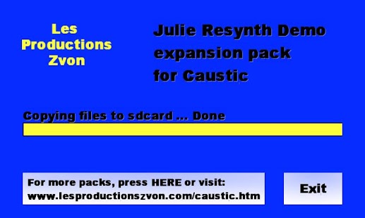How to install Julie Resynth demo for Caustic lastet apk for bluestacks