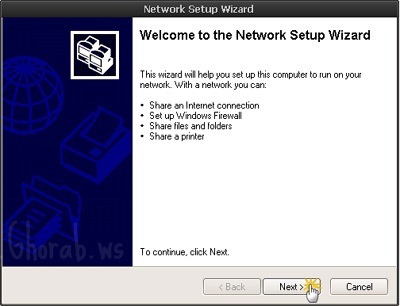 w595 Network Setup Wizard