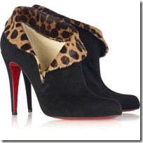 Christian Louboutin Charme 100 Suede Ankle boots
