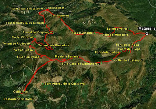 Montseny: ruta al Matagalls por GR-5.2