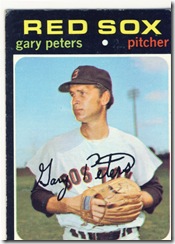 Topps 71 Gary Peters