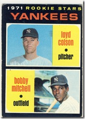1971 111 Yankee Rookies