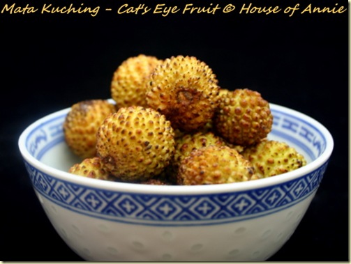 Yellow Mata Kuching Cats Eye Fruit