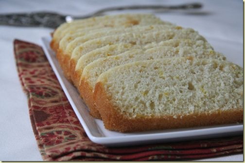 eggless low fat lemon loaf - evolving tastes