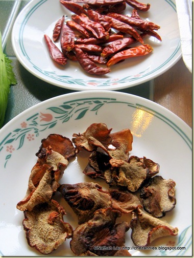 Dried Chillies and Assam Pei