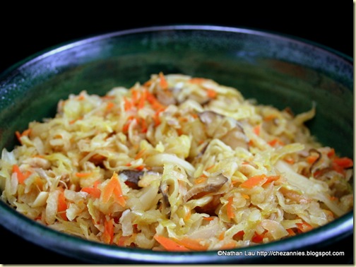 Jiu Hu Char (vegetables cooked with dried shrimp