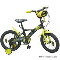 Sepeda Anak WIMCYCLE BATMAN 16 Inci