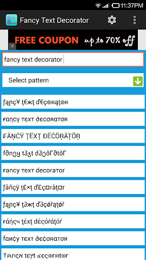 Fancy Text Decorator