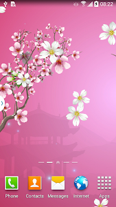 Abstract Sakura Live Wallpaper screenshot 4