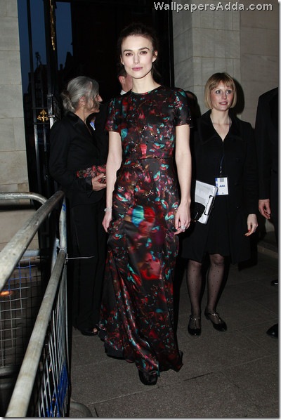 Keira Knightley wearing floor length silk nY9LVjvDl58l
