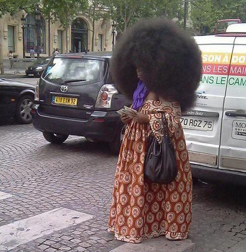 biggest afro ever