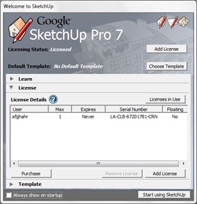google sketchup 7 pro - license - vmancer