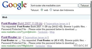 font router site-mediafire.com - Telusuri dengan Google