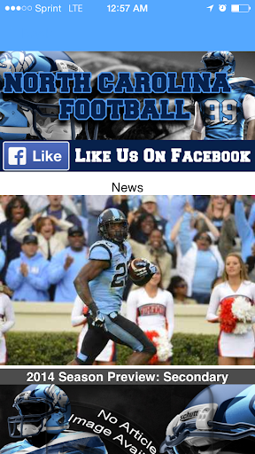 【免費運動App】North Carolina Football+-APP點子