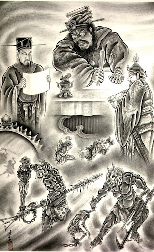 japanese demon tattoo. Japanese Demon Tattoo Designs