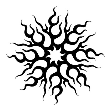 Free Tribal Tattoo Designs Sun