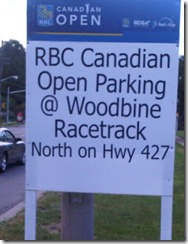 RBC Cdn Open - Woodbine parking 250x326