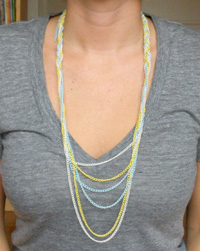 braided chain necklace