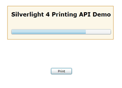 Silverlight 4 Printing API Demo