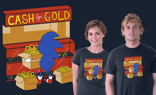 Camisa Sonic - Cash for Gold