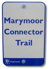 Marymoor Connector Trail sign