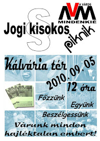 A Város Mindenkié, Kálvária tér,  piknik,  hajléktalanok, kisokos