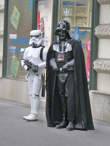 storm trooper, Darth Vader, Budapest, Hungary, Star Wars