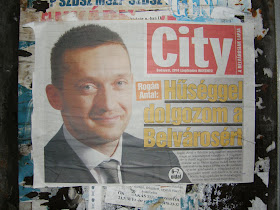 Rogán Antal,  belváros, City,  újság, plakát, kampány, City Rogán Antal,  belváros, City,  újság, plakát, kampány, City, V. kerület, Fidesz, 5. kerület, polgármester   