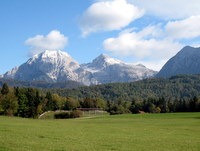 Pogled na osrednje Kamniško Savinjske Alpe