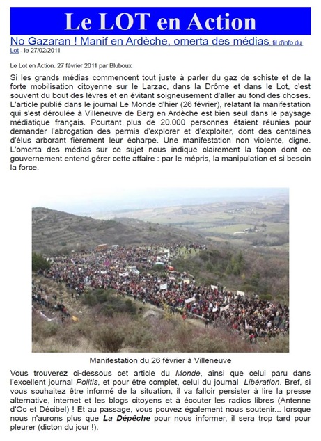 manifestacion de Vilanòva de Berg Lot en Action 270211