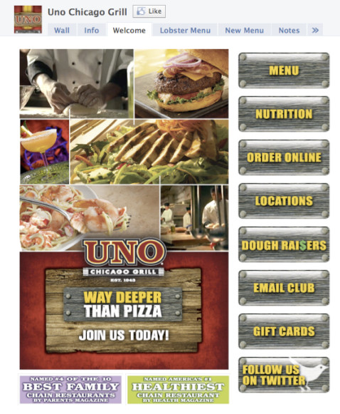 unos welcome tab
