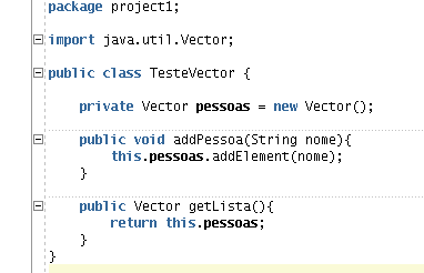 Foo Java!: Tipos de dados em Java: Array e Vector