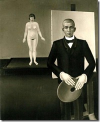 Anton Räderscheidt -Maler mit Model 1926