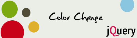 Changing design colors with jquery