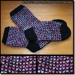 Windowpane socks