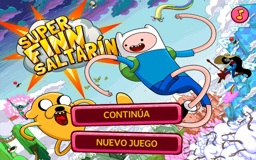 Hora de aventura Finn Saltarín