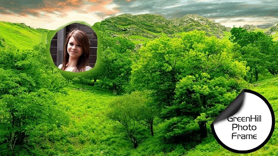 How to download Nature Green Hill Photo Frame lastet apk for pc