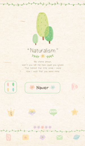 naturalism 도돌런처 테마