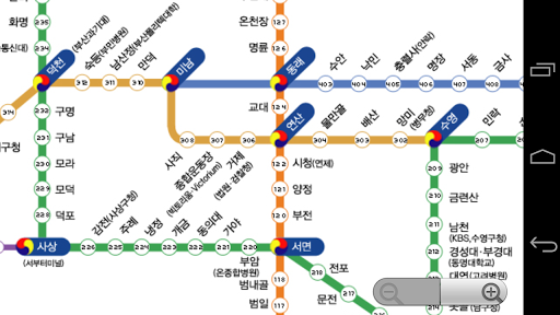 부산 지하철지도