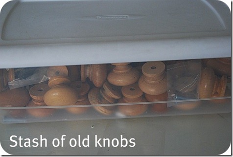 stash of old knobs
