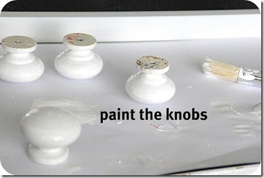 paint the knobs