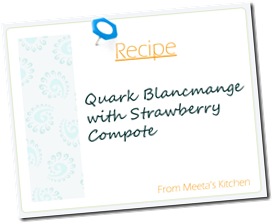 Meeta Recipe Card Blancmange