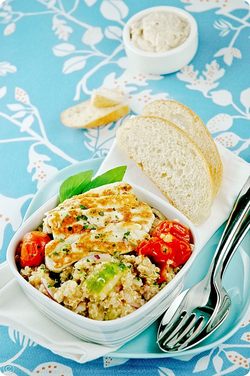 Quinoa Salad with Garlic Haloumi (02) by MeetaK