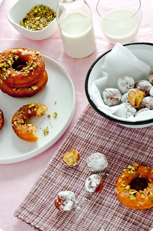Saffron Cardamom Doughnuts (017) by Meeta K. Wolff