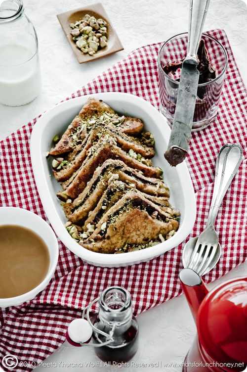 Chocolate and Pistachio French Toast (0006-2) by Meeta K. Wolff