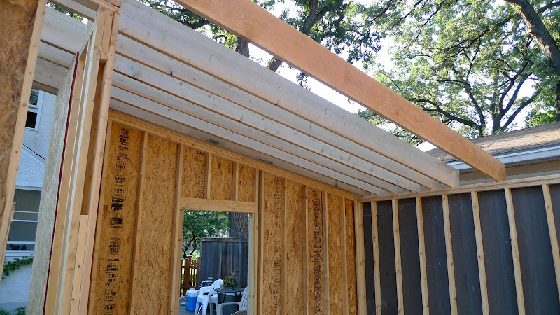 Garage build - Modern, Shed Roof, Rain Screen Siding - The Garage 
