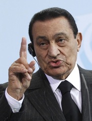 Mubarak in Berlin  March 2010