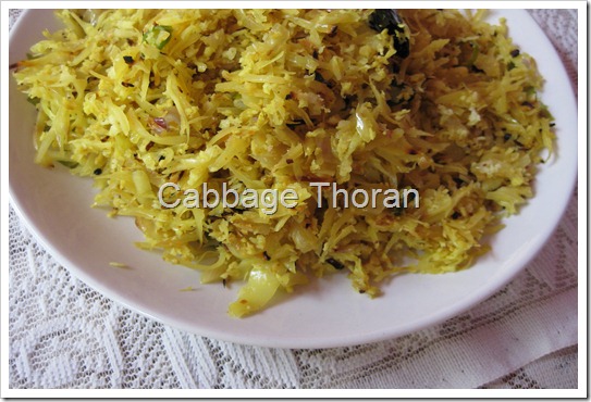 Cabbage Thoran